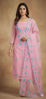Kota Doriya AARI Embroidery Suit
