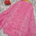 Kota Doriya Chickenkari Resham Suit