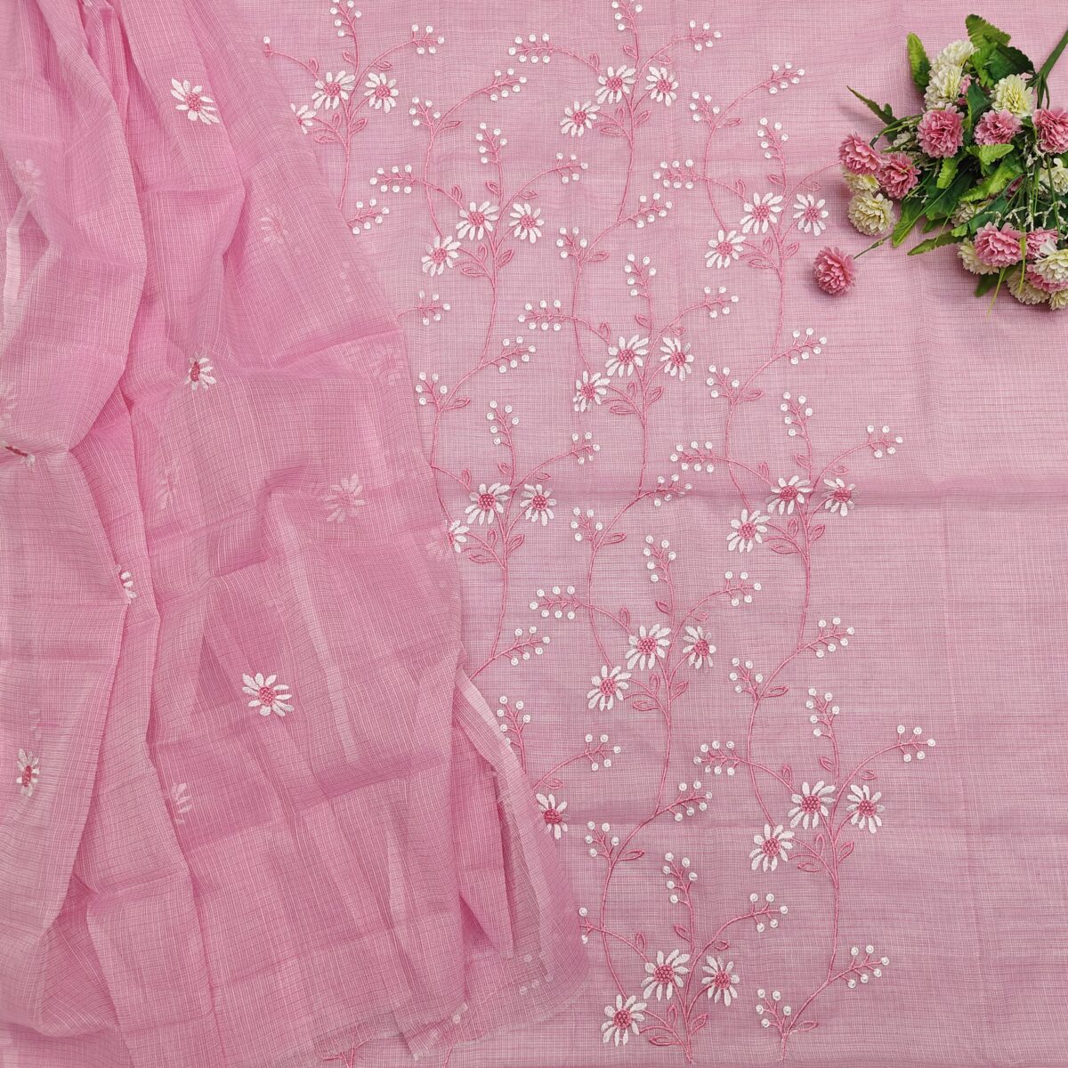 Kota Doriya Chickenkari Resham Suit - Image 2