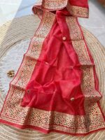 Kota Doriya Gotta Patti Saree With Jugnu Checks - Image 2