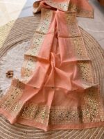 Kota Doriya Gotta Patti Saree With Jugnu Checks - Image 2