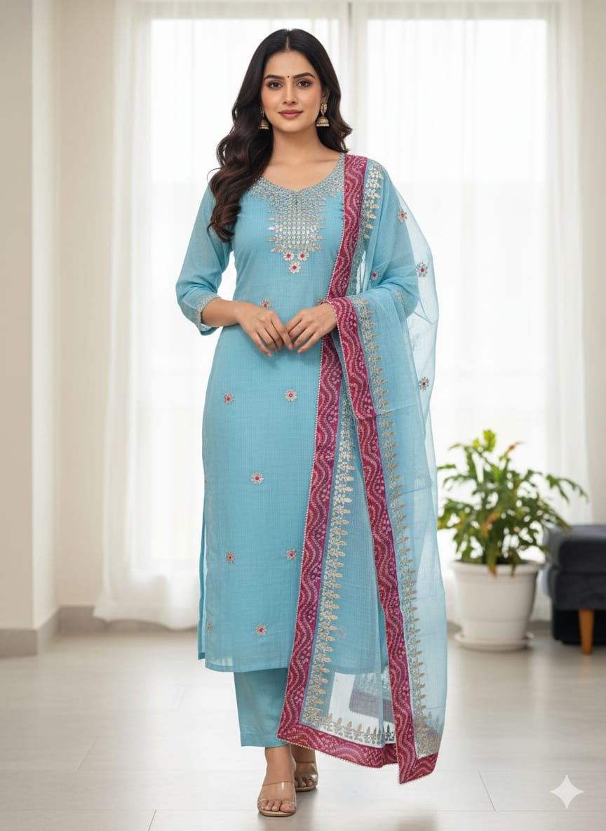 Kota Doriya Gotta Bandhej Suits Kota Doriya Gotta Bandhej Suits