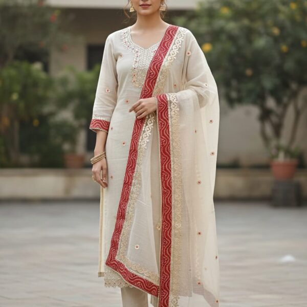 Kota Doriya Gotta Bandhej Suits