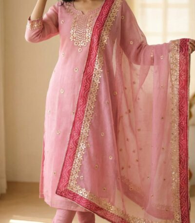 Kota Doriya Gotta Bandhej Suits