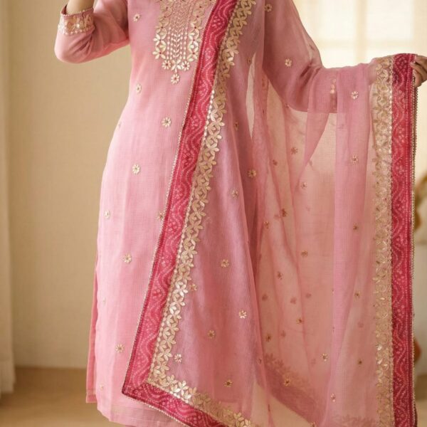 Kota Doriya Gotta Bandhej Suits