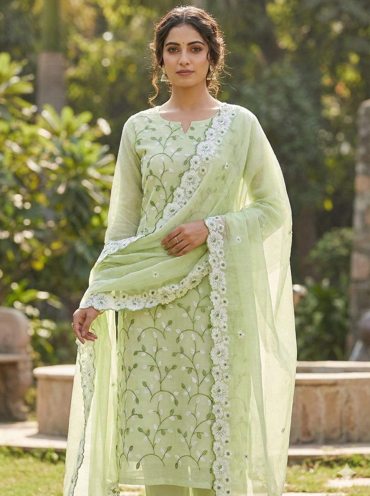 Kota Doriya Chickenkari Suit Kota Doriya Chickenkari Suit