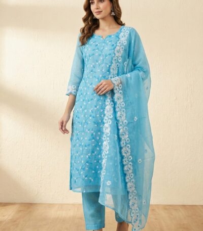 Kota Doriya Chickenkari Suit