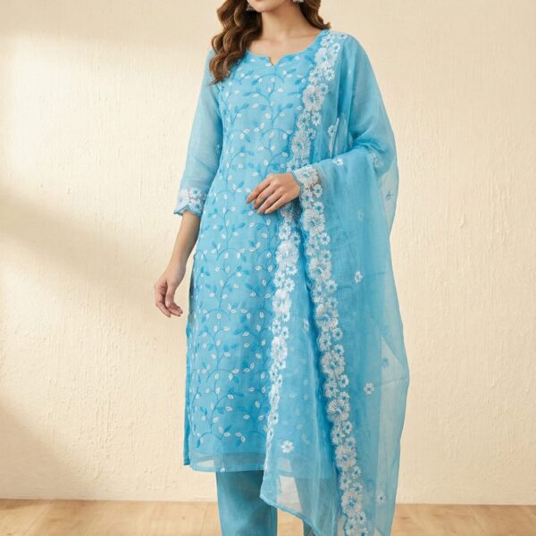 Kota Doriya Chickenkari Suit