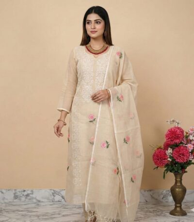 Kota Doria Chickenkari Suit