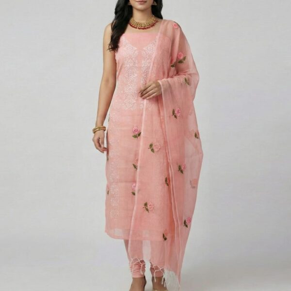 Kota Doria Chickenkari Suit