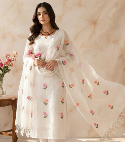 Kota Doria Chickenkari Suit