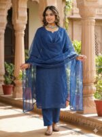 Kota Doriya Plain Dye Suit