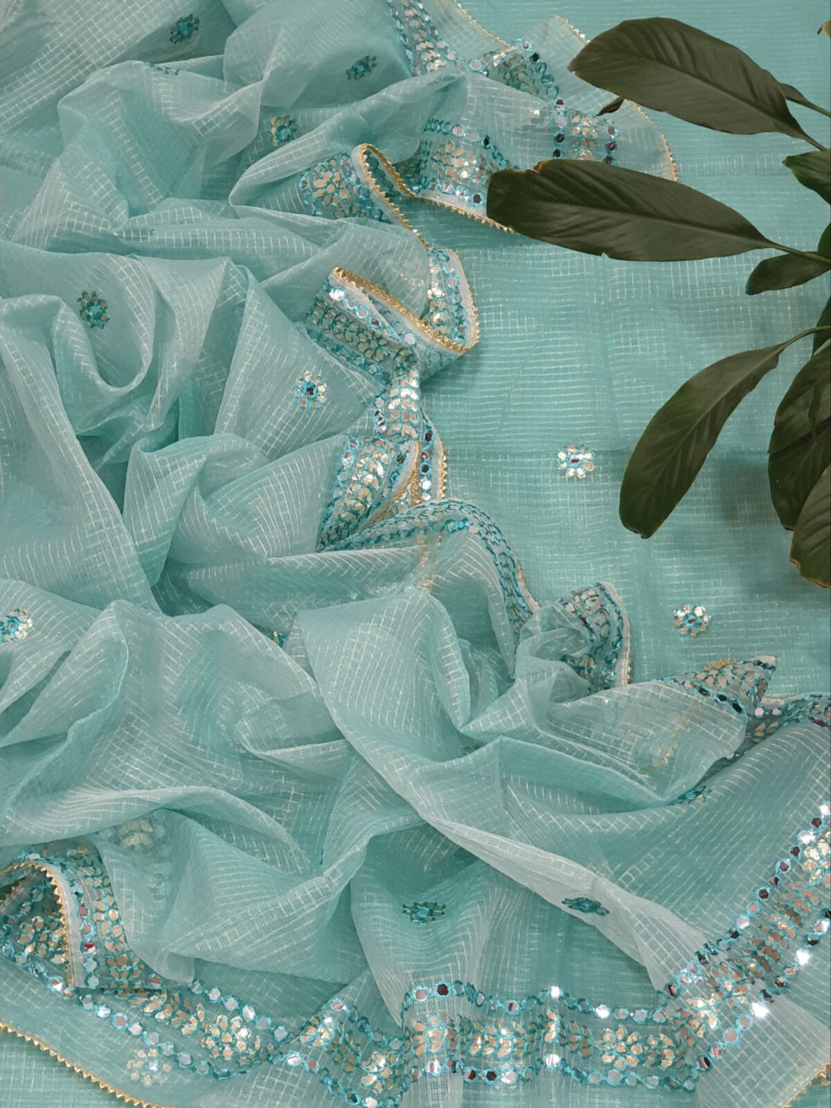 Kota Doriya Gotta Mirror Jugnu Suits - Image 1