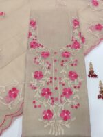 Kota Doriya AARI Embroidery Suit - Image 2
