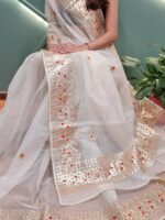 Kota Doriya Gotta Patti Saree With Jugnu Checks