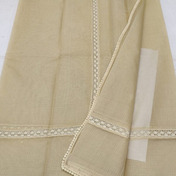 Kota Doriya Crochet Lace Saree