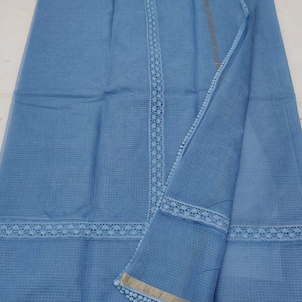 Kota Doriya Crochet Lace Saree