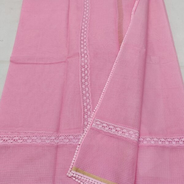 Kota Doriya Crochet Lace Saree