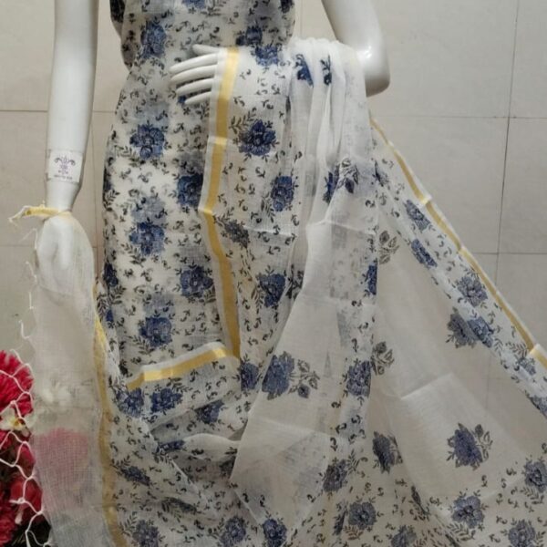 Kota Doriya Hand Block Print Suit