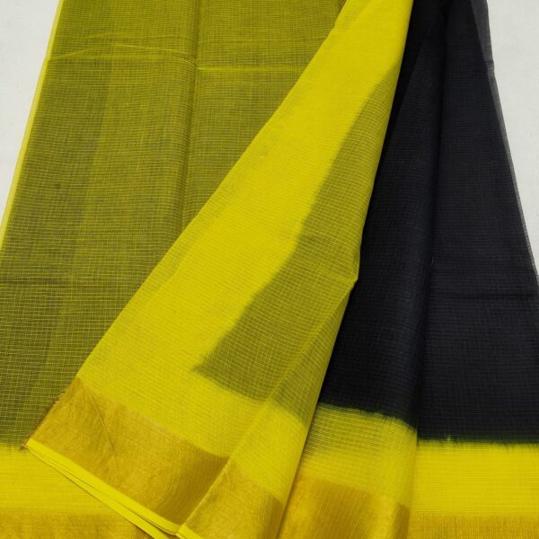 Kota Doriya Shaded Plain Saree with 4/1 Zari Border