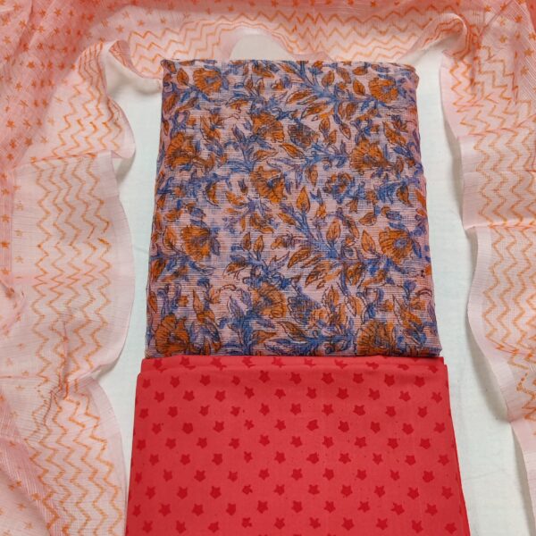 Kota Doriya Hand Block Print Suit