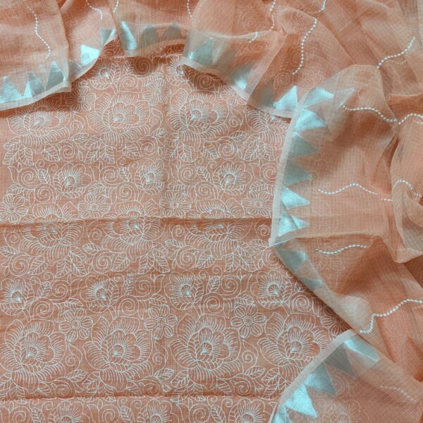 Kota Doriya Embroidery Temple Suit