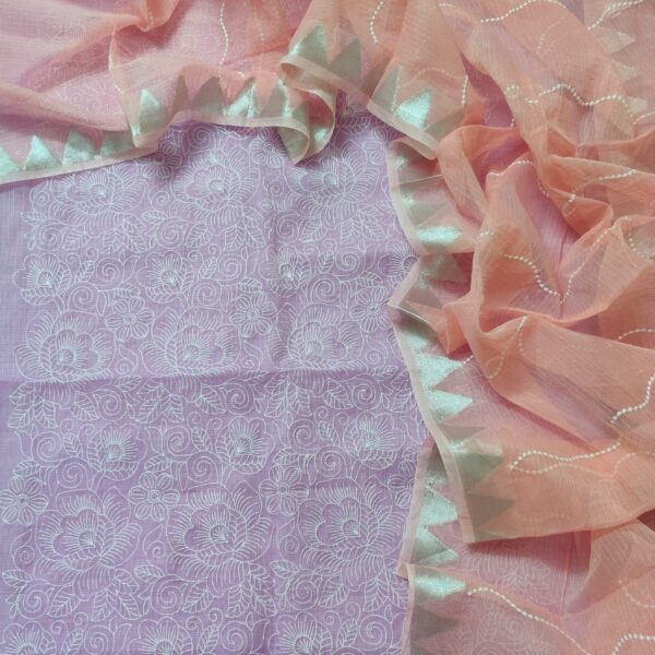 Kota Doriya Embroidery Temple Suit