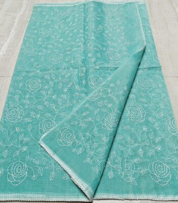 Kota Doriya Chickenkari Emb. Saree