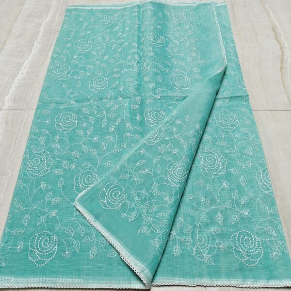 Kota Doriya Chickenkari Emb. Saree