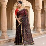 Kota Doriya Silk Bandhej Saree