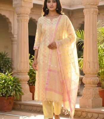 Kota Doriya Resham Weaving Suit