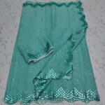 Kota Doriya Mirror Cutwork Saree - Image 2