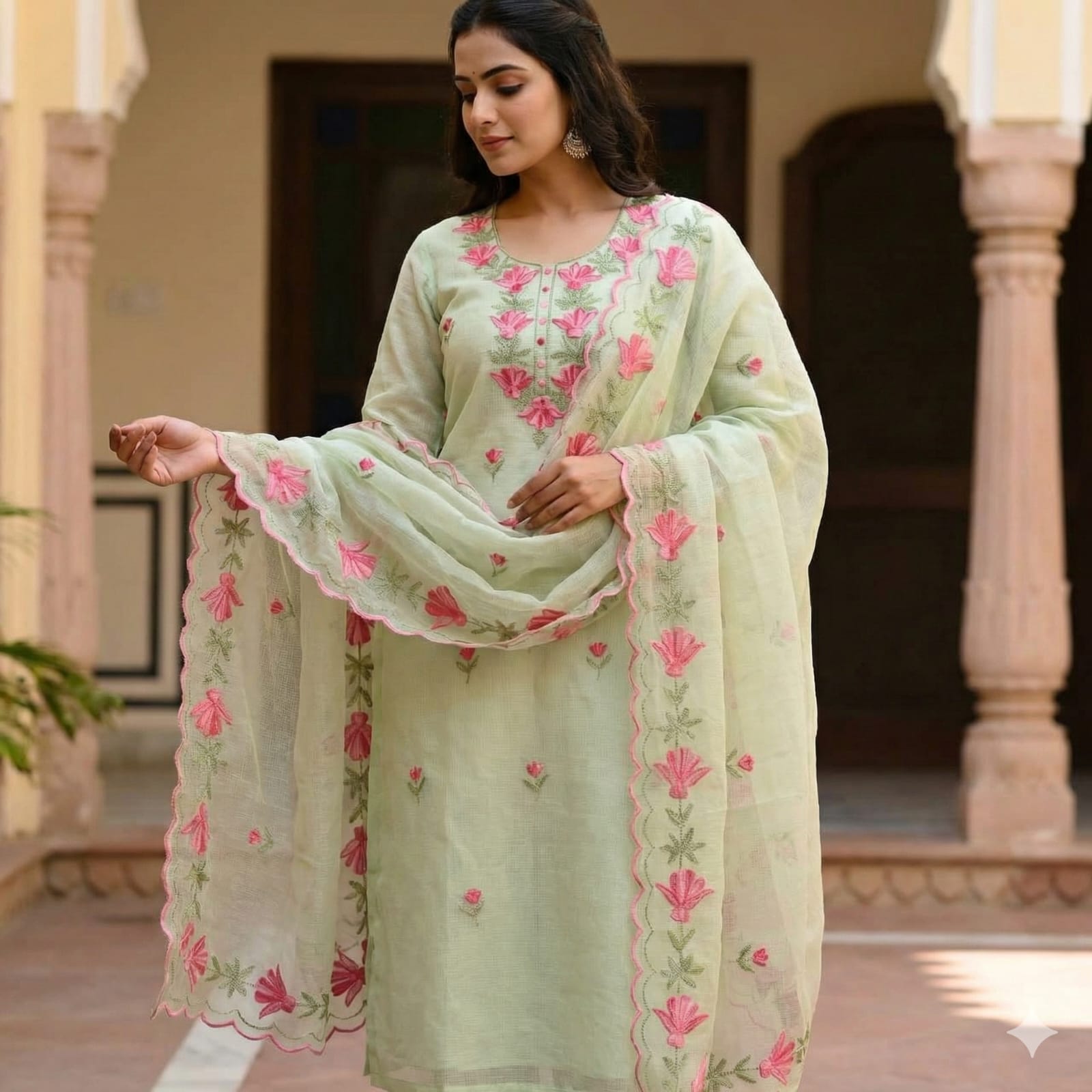 Kota Doria AARI Work Suit Kota Doria AARI Work Suit